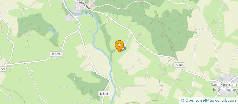 localisation de l'entreprise MAYENNE ARBRES ET DUNES à CHAILLAND