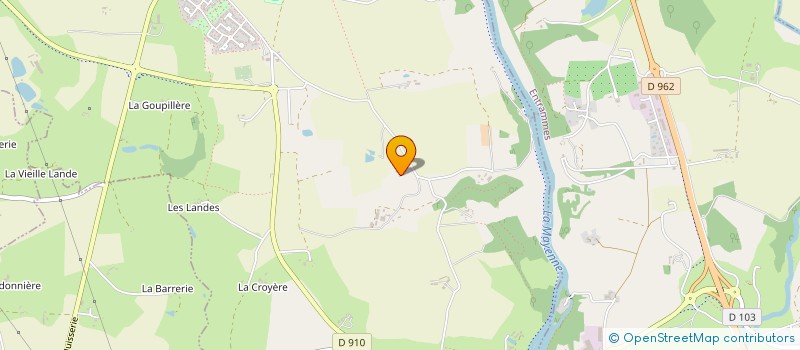 localisation de l'entreprise MAYENNE IMMOBILIER  MONTIGNE-LE-BRILLANT