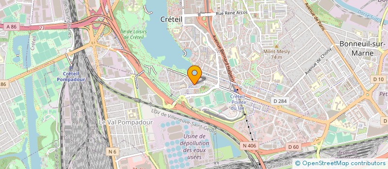 localisation de l'entreprise MAYER C à CRETEIL