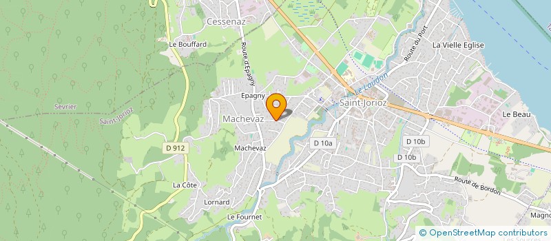 localisation de l'entreprise MAYER ET MERCIER à SAINT-JORIOZ
