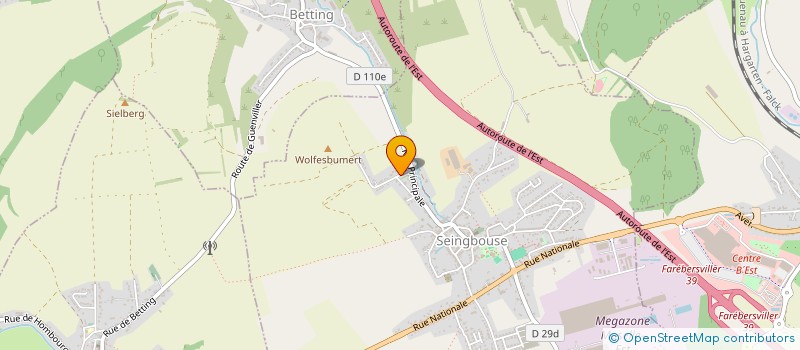 localisation de l'entreprise MAYER&FILLE  SEINGBOUSE
