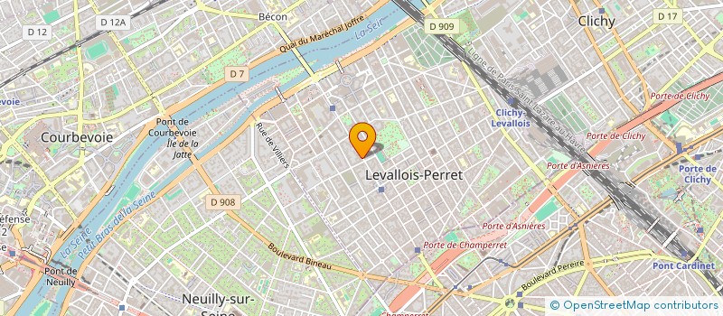 localisation de l'entreprise MAYER INTERNATIONAL PROJECTS à LEVALLOIS-PERRET