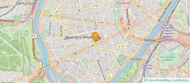 localisation de l'entreprise MAYER T à BOULOGNE-BILLANCOURT