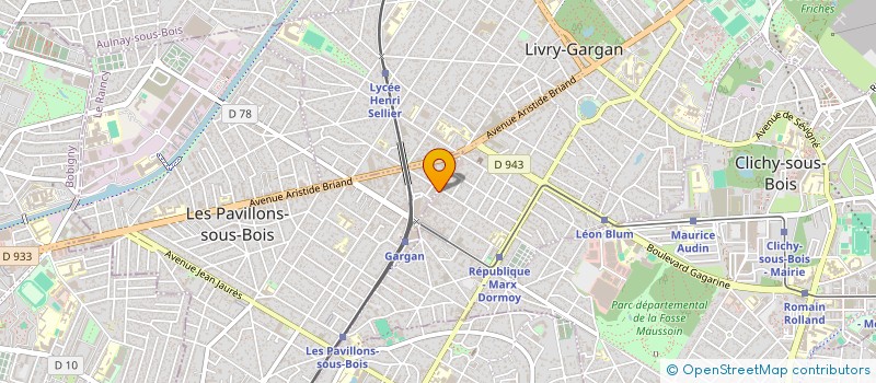localisation de l'entreprise MAYESS COIFFURE à LIVRY-GARGAN