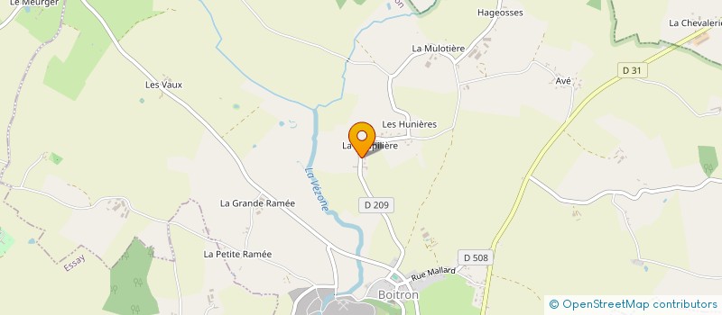 localisation de l'entreprise MAYET ELECTRICITE à BOITRON