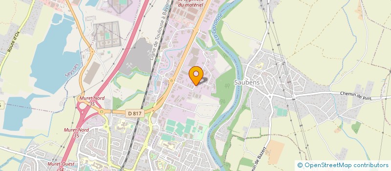 localisation de l'entreprise MAYET PARCS & JARDINS à MURET