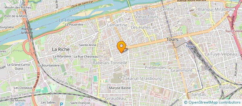 localisation de l'entreprise MAYET THOUET KINE  TOURS