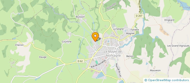 localisation de l'entreprise MAYETCO  LE MAYET-DE-MONTAGNE