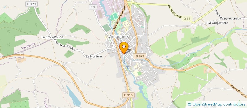 localisation de l'entreprise MAYEUR - BOSCHER à VIMOUTIERS