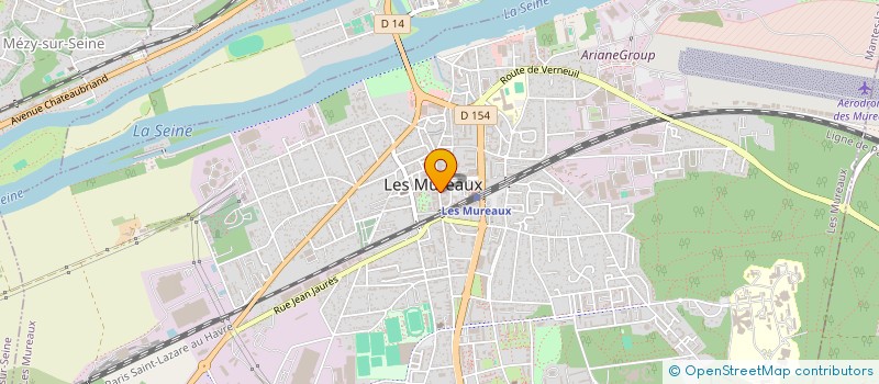 localisation de l'entreprise MAYEVA à LES MUREAUX