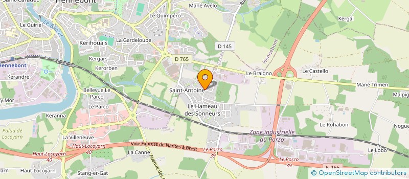 localisation de l'entreprise MAYEVA à KERVIGNAC