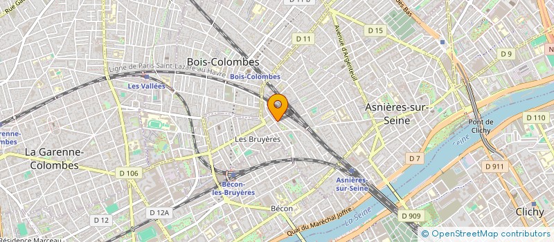 localisation de l'entreprise MAYFAIR à ASNIERES-SUR-SEINE