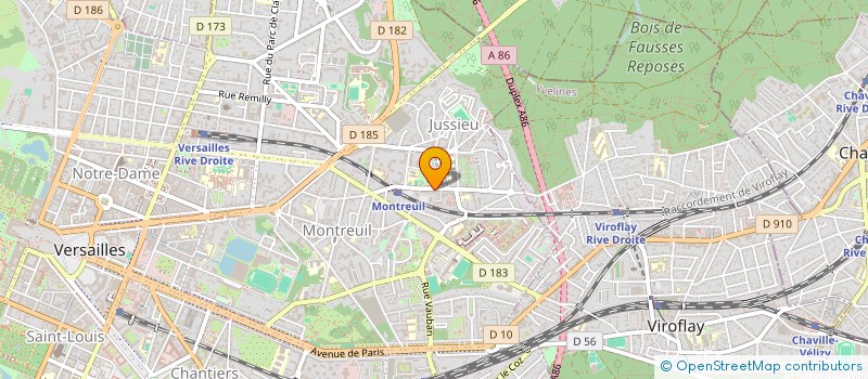 localisation de l'entreprise MAYFAIR à VERSAILLES