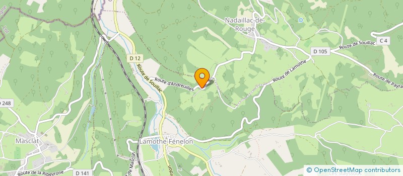 localisation de l'entreprise MAYFIELD SCI  LAMOTHE-FENELON