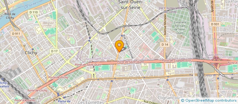 localisation de l'entreprise MAYFLOWER à SAINT-OUEN-SUR-SEINE