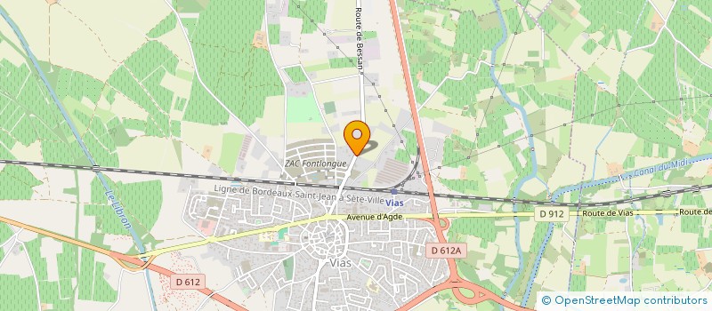 localisation de l'entreprise MAYFLOWER  VIAS