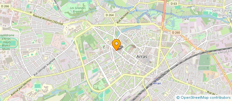 localisation de l'entreprise MAYGUL à ARRAS