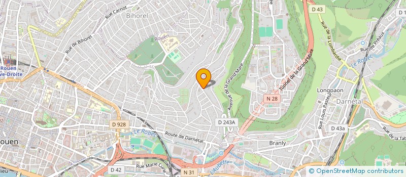 localisation de l'entreprise MAYHOUSE à ROUEN