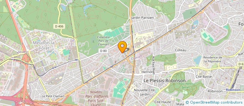 localisation de l'entreprise MAYI'BEAUTY à CLAMART