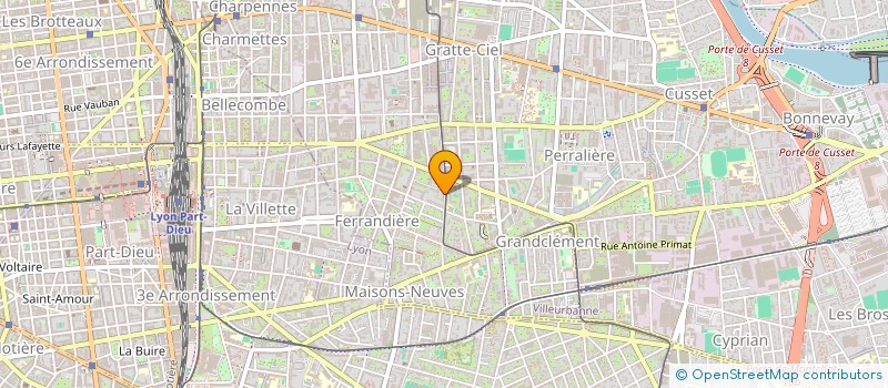 localisation de l'entreprise MAYI YA BOLINGO  VILLEURBANNE