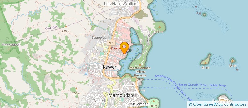 localisation de l'entreprise MAYIMPEX à MAMOUDZOU