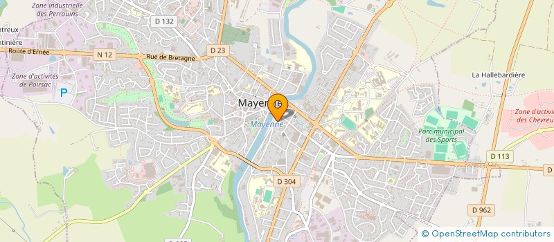 localisation de l'entreprise MAYKIN  MAYENNE