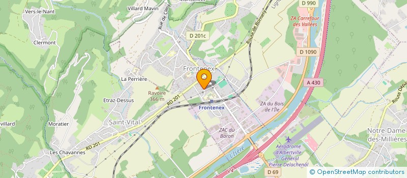 localisation de l'entreprise MAYLEE  TOURNON