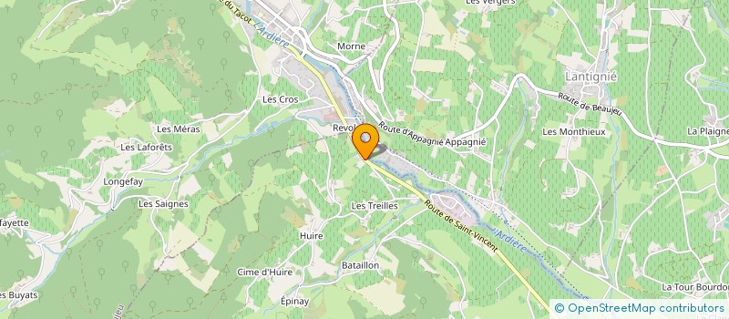 localisation de l'entreprise MAYLEX  QUINCIE-EN-BEAUJOLAIS