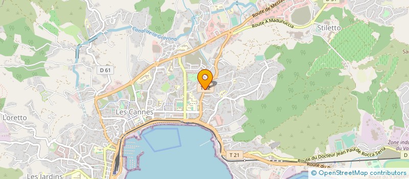 localisation de l'entreprise MAYLI à AJACCIO