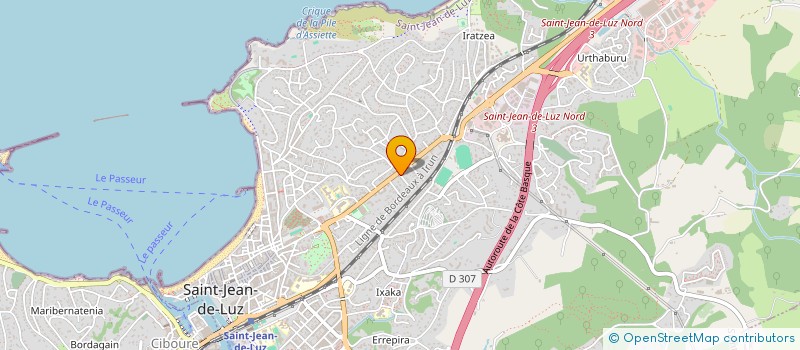 localisation de l'entreprise MAYLIKER à SAINT-JEAN-DE-LUZ