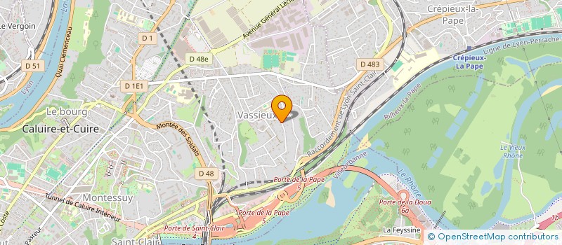 localisation de l'entreprise MAYMARC  CALUIRE-ET-CUIRE