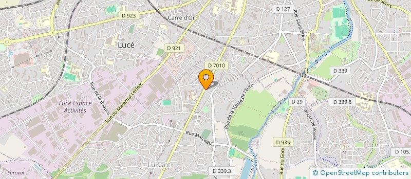 localisation de l'entreprise MAYNO à LUISANT