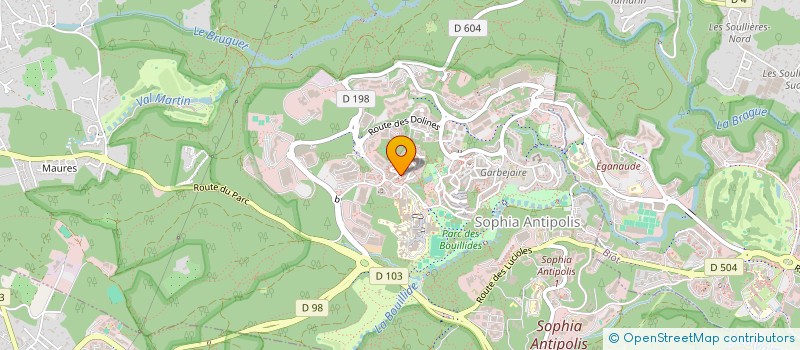 localisation de l'entreprise MAYO  VALBONNE