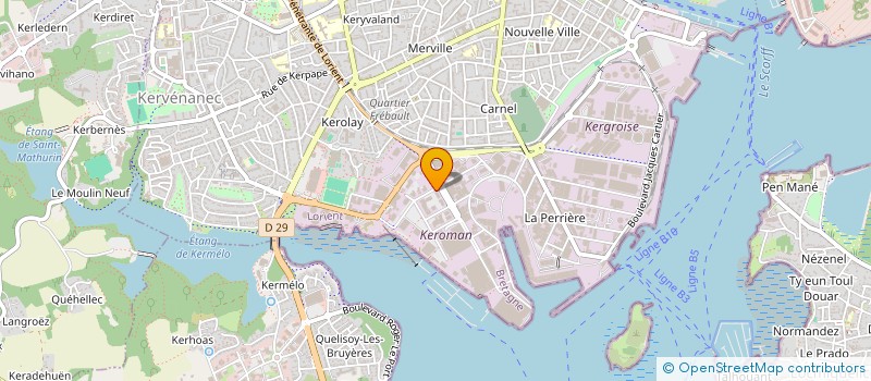 localisation de l'entreprise MAYO  LORIENT