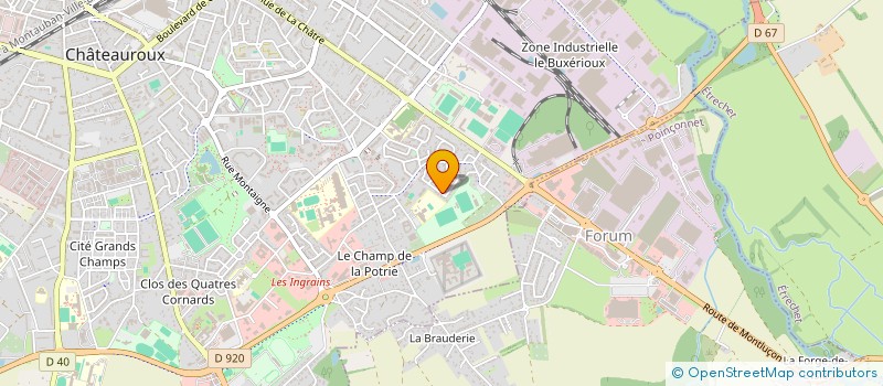 localisation de l'entreprise MAYO à CHATEAUROUX