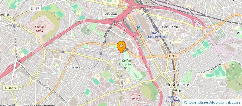 localisation de l'entreprise MAYO CONSULTING à ROSNY-SOUS-BOIS