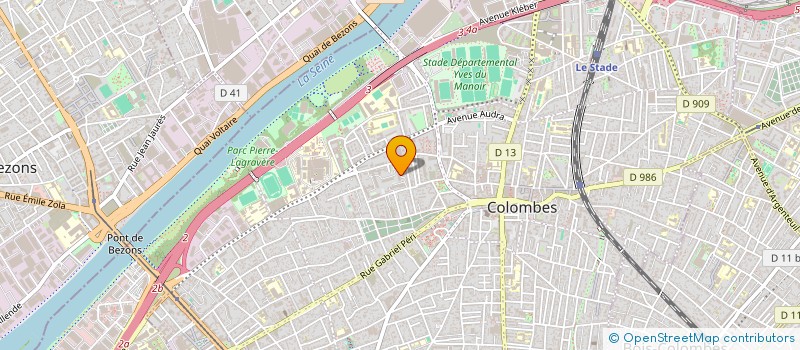 localisation de l'entreprise MAYO & HUIDO à COLOMBES