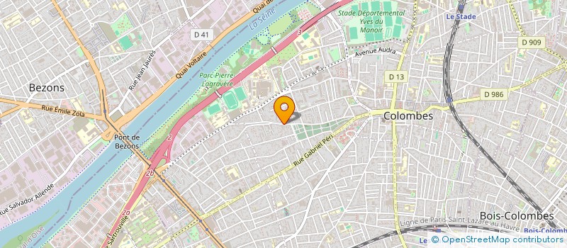 localisation de l'entreprise MAYO MORGADO à COLOMBES