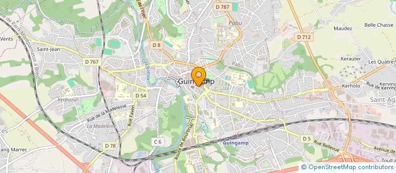 localisation de l'entreprise MAYOLA à GUINGAMP