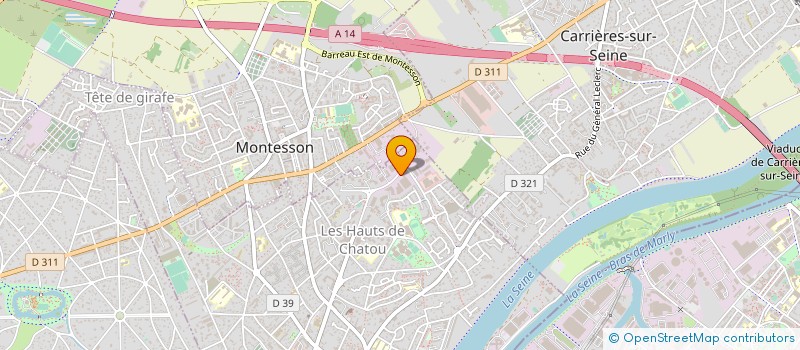 localisation de l'entreprise MAYOLY SANTE à RUEIL-MALMAISON