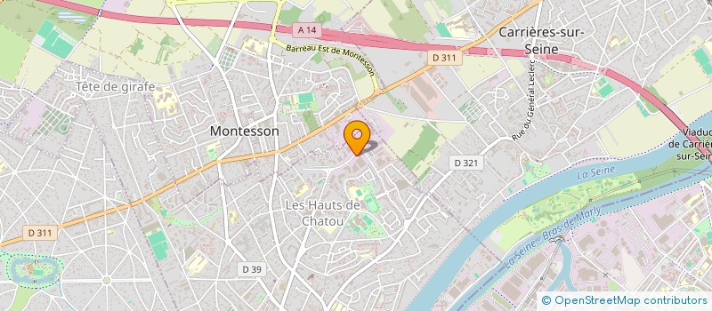 localisation de l'entreprise MAYOLY SERVICES à RUEIL-MALMAISON