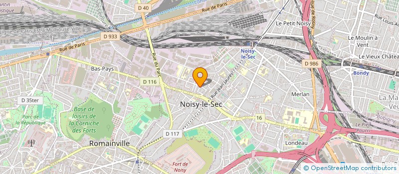 localisation de l'entreprise MAYOS AUTO à NOISY-LE-SEC