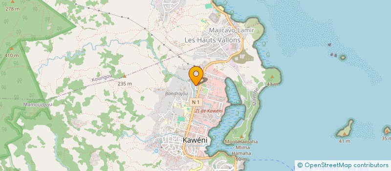 localisation de l'entreprise MAYOTTE ASSAINISSEMENT ET NATURE à MAMOUDZOU
