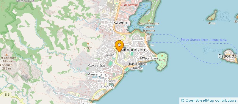 localisation de l'entreprise MAYOTTE CAGAF à SADA
