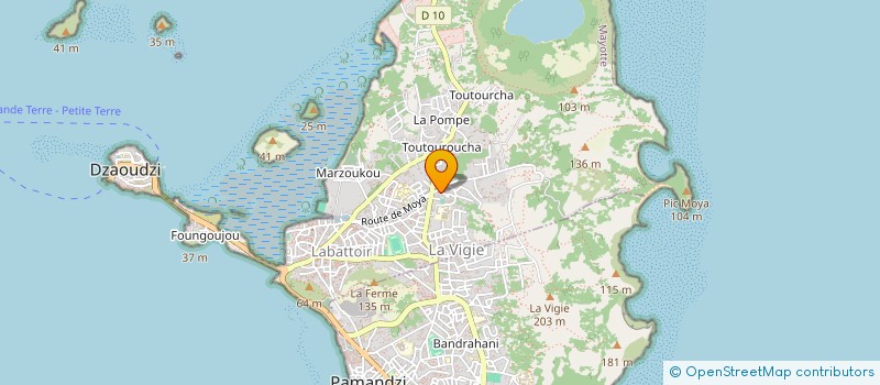 localisation de l'entreprise MAYOTTE COMPAGNIE MARITIME DE L'OCEAN INDIEN à DZAOUDZI