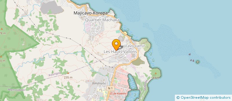 localisation de l'entreprise MAYOTTE CONSULTING  MAMOUDZOU
