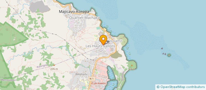 localisation de l'entreprise MAYOTTE ENERGIE RENOUVELABLE SARL à MAMOUDZOU