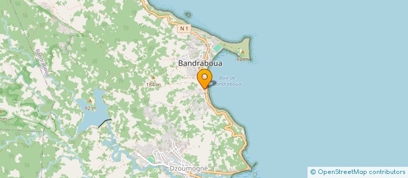 localisation de l'entreprise MAYOTTE ENTRAIDE ETUDIANTS à BANDRABOUA