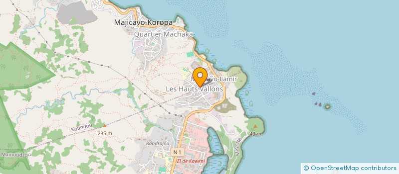 localisation de l'entreprise MAYOTTE ESPACE LABO à KOUNGOU