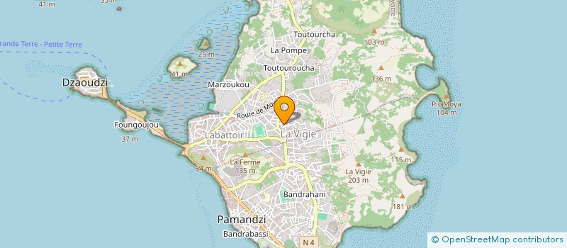 localisation de l'entreprise MAYOTTE EXPLO à PAMANDZI